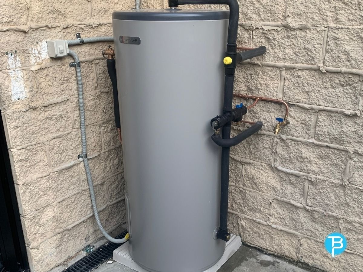 Marvellan Hot Water Service technician servicing a hot water unit